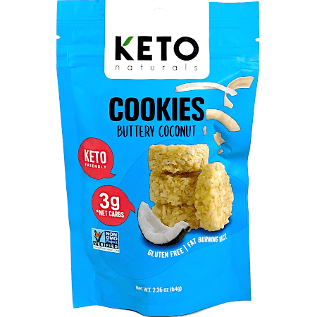 Keto, Vegan Coconut Cookies - Buttery Coconut